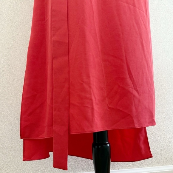 ALEXIS Analia Wrap Slip Dress Coral Medium - Picture 4 of 8